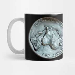 vintage deez nuts coint 1 silver Mug